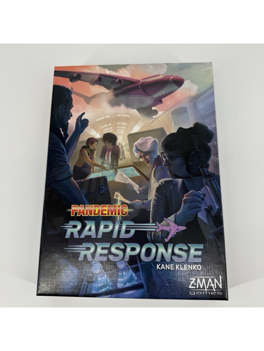 Z-Man Games Pandemic Rapid Response Board Game 100% Complete EUC Unplayed